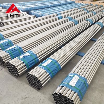 Harga yang pantas Tabung Kondensor Titanium Dilas ASME Tabung Penukar Panas Titanium Gr1 on line