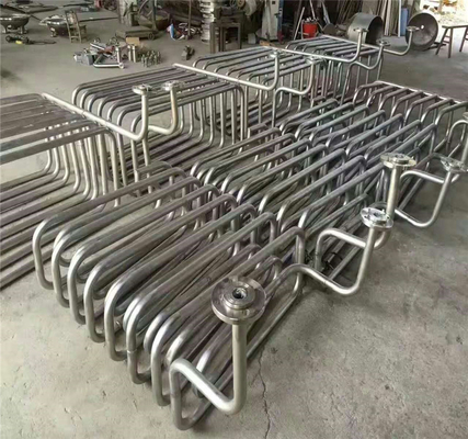 Harga yang pantas Akuarium Pertukaran Panas Titanium Evaporator Coils OD 6MM ASTM B337 on line