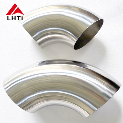 Harga yang pantas Siku Titanium Dinding Tipis Untuk Bagian Knalpot 45 Derajat 1.2mm on line