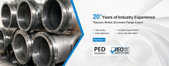 kualitas Flange Titanium pabrik
