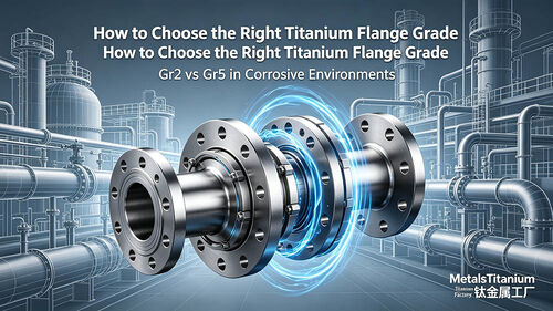 Blog perusahaan terbaru tentang How to Choose the Right Titanium Flange Grade: Gr2 vs. Gr5 in Corrosive Environments