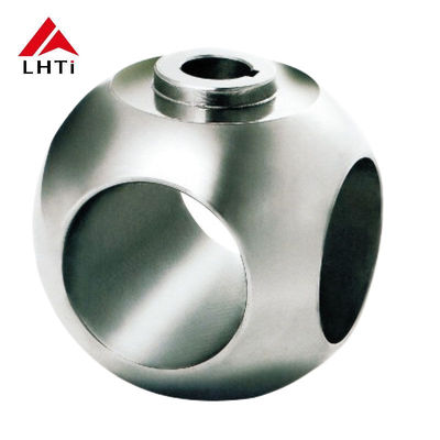 Harga yang pantas Klep bola titanium kelas 5 tahan lama berhadapan ASME B16.10 untuk industri kimia on line