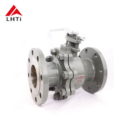 Harga yang pantas ANSI Kelas 150 Gr5 Titanium Ball Valve dengan Full Port dan Aliran Bidirectional untuk Aplikasi Suhu Tinggi on line