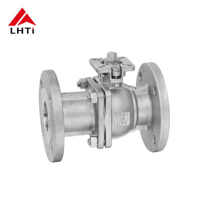Harga yang pantas Katup bola terapung titanium stainless steel untuk aliran asam asetat on line