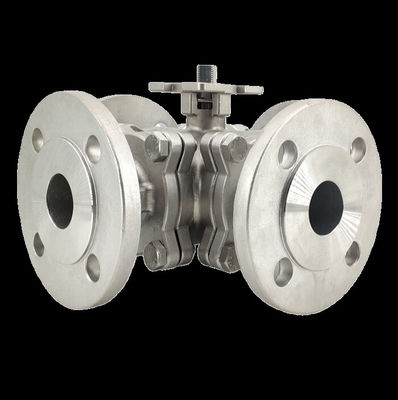 Harga yang pantas Klep bola titanium empat arah Gr1 dan Gr2 kelas 8 inci 150 DN 15-250 untuk pasokan air on line