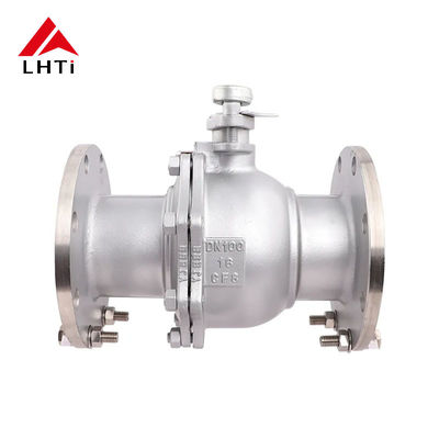 Harga yang pantas ANSI B16.34 Titanium Gr2/Gr7 PN16 Flange Ball Valve untuk industri kimia dan listrik (DN10-DN200) on line