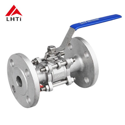 Harga yang pantas ASME Two Way Ball Valve 2 Inch Titanium Ball Valve untuk aplikasi industri on line