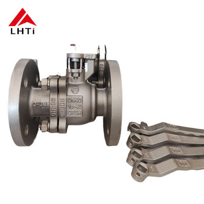 Harga yang pantas ASME Gr5 Gr7 2 Way Ball Valve Titanium Industrial Ball Valve on line