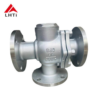 Harga yang pantas Titanium Tiga Way Ball Valve ASME16.34 Ti Gr1 Gr2 6 Inch Ball Valve on line
