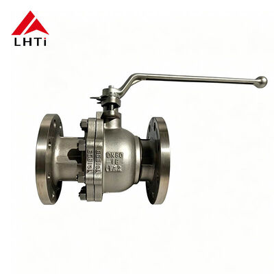Harga yang pantas TA2 Titanium Alloy Ball Valve Q41F Kelas tahan korosi 150-2500 dengan desain tahan api untuk pipa kimia On line