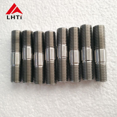 Harga yang pantas DIN 938 Gr2 Titanium Stud Bolt dengan DIN 934 Hex Nuts M14 M18 M20 CNC Machined Corrosion Resistant on line